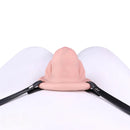 2.36in Silicone Soft Small Cock Cage Strap on Chastity Dildo With Lock