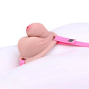 2.36in Silicone Soft Small Cock Cage Strap on Chastity Dildo With Lock