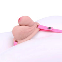 2.36in Silicone Soft Small Cock Cage Strap on Chastity Dildo With Lock