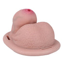 2.36in Silicone Soft Small Cock Cage Strap on Chastity Dildo With Lock