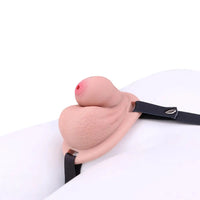 2.36in Silicone Soft Small Cock Cage Strap on Chastity Dildo With Lock