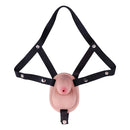 2.36in Silicone Soft Small Cock Cage Strap on Chastity Dildo With Lock