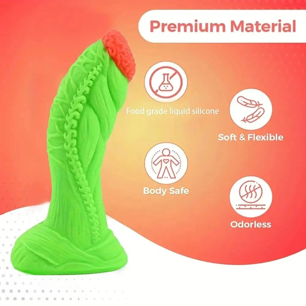 2.56in Small Bird Silicone Fantasy Body Safe Soft Dual Color Women Dildo