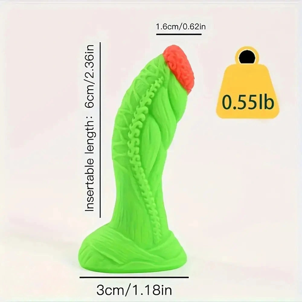 2.56in Small Bird Silicone Fantasy Body Safe Soft Dual Color Women Dildo