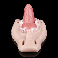2.59in Super Small Silicone Strap on Wearable Dildo with Teeth For Couples