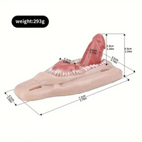 2.59in Super Small Silicone Strap on Wearable Dildo with Teeth For Couples