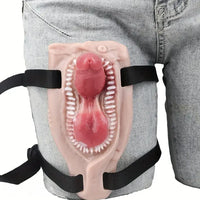 2.59in Super Small Silicone Strap on Wearable Dildo with Teeth For Couples