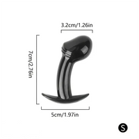 2.76in 3.55in 4.02in Small Male Glans Dildo Tadpole G Spot Anal Plug