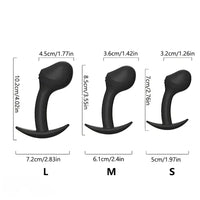 2.76in 3.55in 4.02in Small Male Glans Dildo Tadpole G Spot Anal Plug