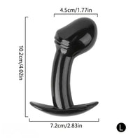 2.76in 3.55in 4.02in Small Male Glans Dildo Tadpole G Spot Anal Plug