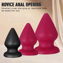 2.87in 3.66in 4.33in 5.51in 6.29in 7.28in Conical Round Pointed Butt Plug Dildo