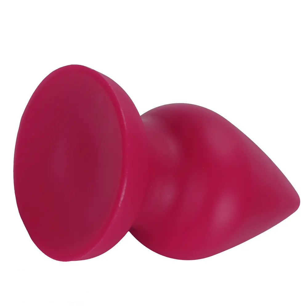 2.87in 3.66in 4.33in 5.51in 6.29in 7.28in Conical Round Pointed Butt Plug Dildo