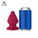 2.87in 3.66in 4.33in 5.51in 6.29in 7.28in Conical Round Pointed Butt Plug Dildo