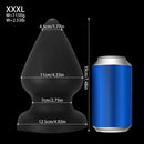 2.87in 3.66in 4.33in 5.51in 6.29in 7.28in Conical Round Pointed Butt Plug Dildo