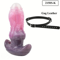 2.91in 3.66in 5.63in Small Knot Horse Tentacle Silicone Soft Strap on Dildo