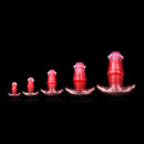 2.91in-8.85in Horse Cock Wearable Gag Fox Tail Vibrator Anchor Dildo