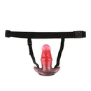 2.91in-8.85in Horse Cock Wearable Gag Fox Tail Vibrator Anchor Dildo