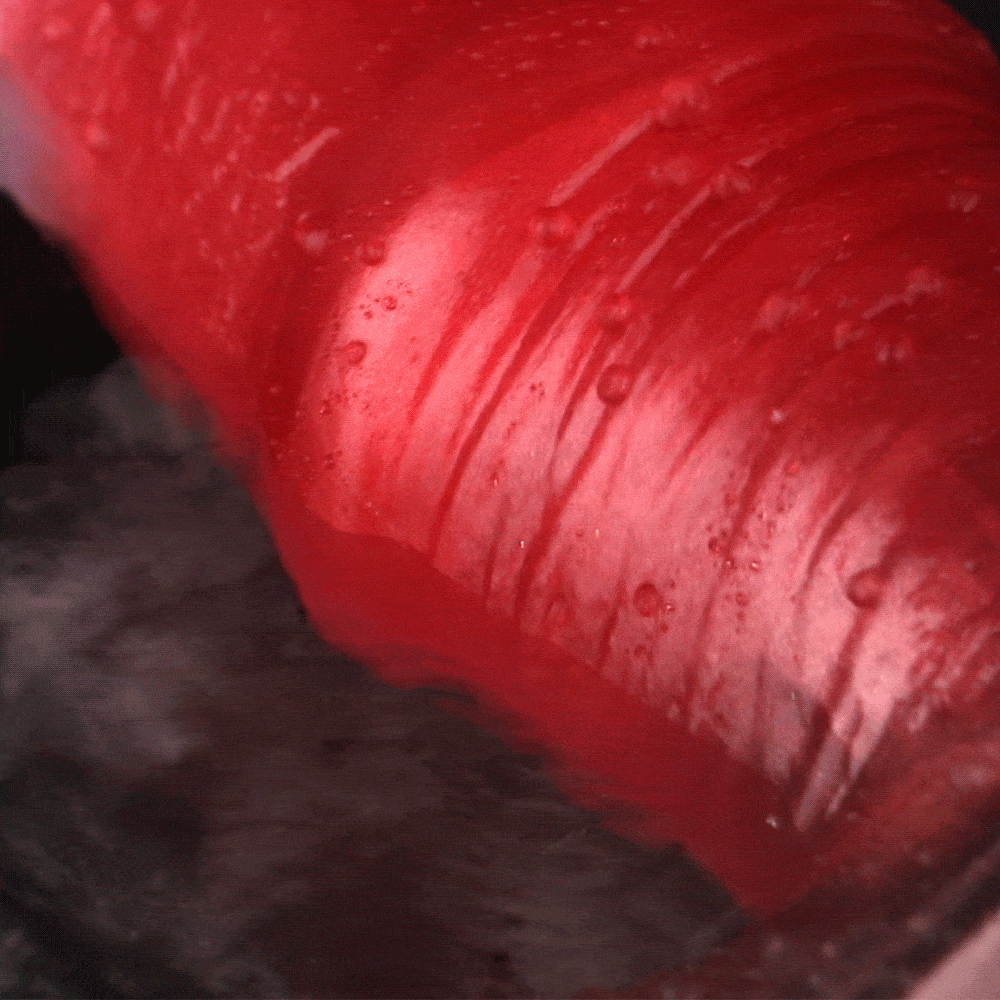 2.91in-8.85in Horse Cock Wearable Gag Fox Tail Vibrator Anchor Dildo