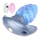 2.91in-9.05in Octopus Vibrating Anchor Dildo Butt Plug Wearable Mouth Gag