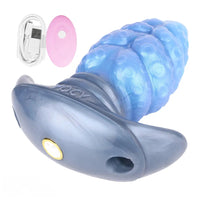 2.91in-9.05in Octopus Vibrating Anchor Dildo Butt Plug Wearable Mouth Gag