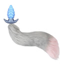 2.91in-9.05in Octopus Vibrating Anchor Dildo Butt Plug Wearable Mouth Gag