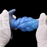 2.91in-9.05in Octopus Vibrating Anchor Dildo Butt Plug Wearable Mouth Gag