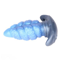 2.91in-9.05in Octopus Vibrating Anchor Dildo Butt Plug Wearable Mouth Gag