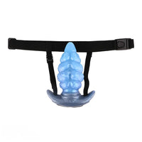 2.91in-9.05in Octopus Vibrating Anchor Dildo Butt Plug Wearable Mouth Gag