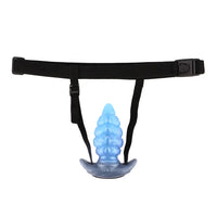 2.91in-9.05in Octopus Vibrating Anchor Dildo Butt Plug Wearable Mouth Gag