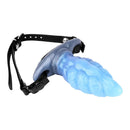 2.91in-9.05in Octopus Vibrating Anchor Dildo Butt Plug Wearable Mouth Gag
