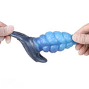 2.91in-9.05in Octopus Vibrating Anchor Dildo Butt Plug Wearable Mouth Gag
