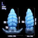 2.91in-9.05in Octopus Vibrating Anchor Dildo Butt Plug Wearable Mouth Gag