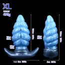 2.91in-9.05in Octopus Vibrating Anchor Dildo Butt Plug Wearable Mouth Gag