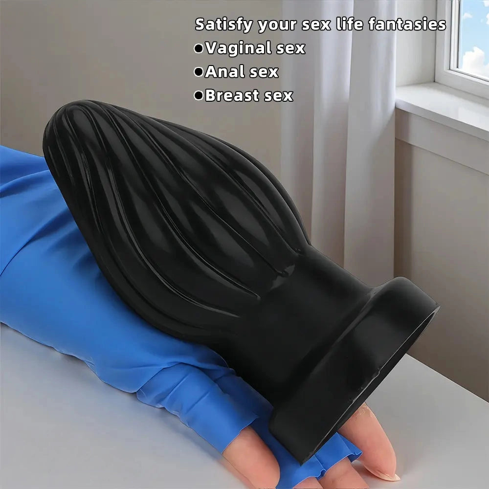 2.95in 3.93in 5.7in Silicone Spiral Small Anal Plug Dildo For Lesbian Sex