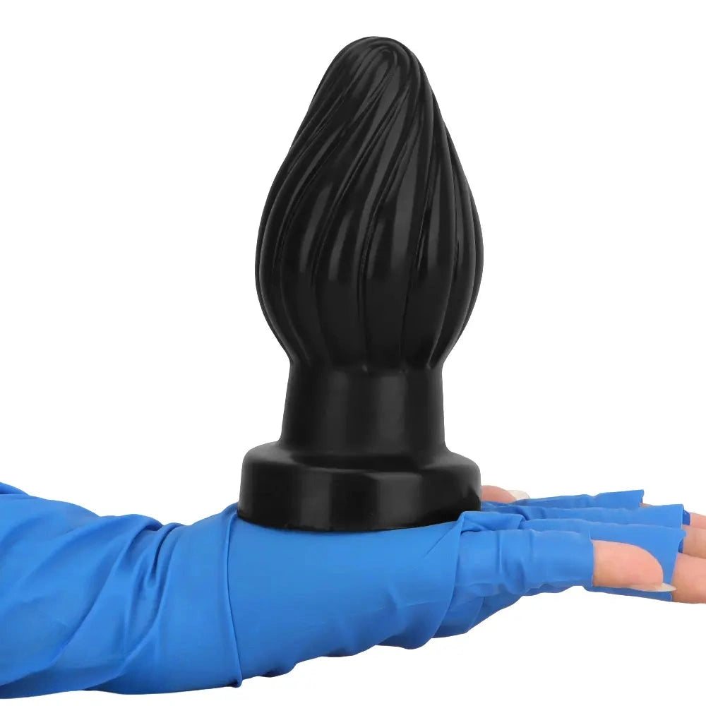 2.95in 3.93in 5.7in Silicone Spiral Small Anal Plug Dildo For Lesbian Sex