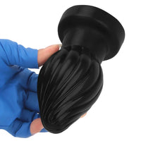2.95in 3.93in 5.7in Silicone Spiral Small Anal Plug Dildo For Lesbian Sex