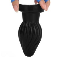 2.95in 3.93in 5.7in Silicone Spiral Small Anal Plug Dildo For Lesbian Sex
