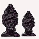 2.95in 4.33in Special-Shaped Silicone Anal Plug Thread Point Dildo