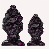 2.95in 4.33in Special-Shaped Silicone Anal Plug Thread Point Dildo
