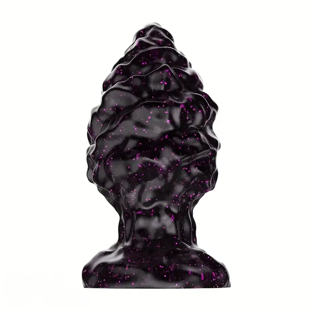 2.95in 4.33in Special-Shaped Silicone Anal Plug Thread Point Dildo