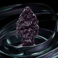 2.95in 4.33in Special-Shaped Silicone Anal Plug Thread Point Dildo