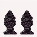 2.95in 4.33in Special-Shaped Silicone Anal Plug Thread Point Dildo