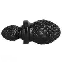 2.95in 4.52in Newbie Black PVC Cock Suction Cup Small Anal Plug Dildo