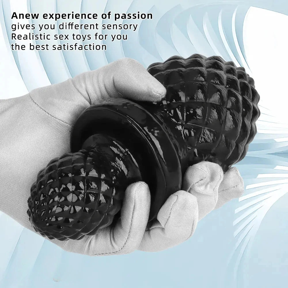 2.95in 4.52in Newbie Black PVC Cock Suction Cup Small Anal Plug Dildo
