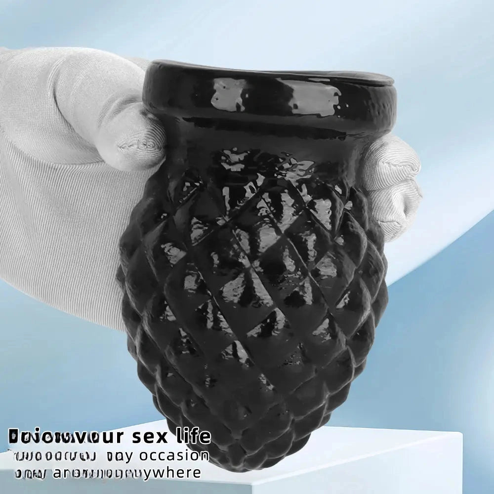 2.95in 4.52in Newbie Black PVC Cock Suction Cup Small Anal Plug Dildo
