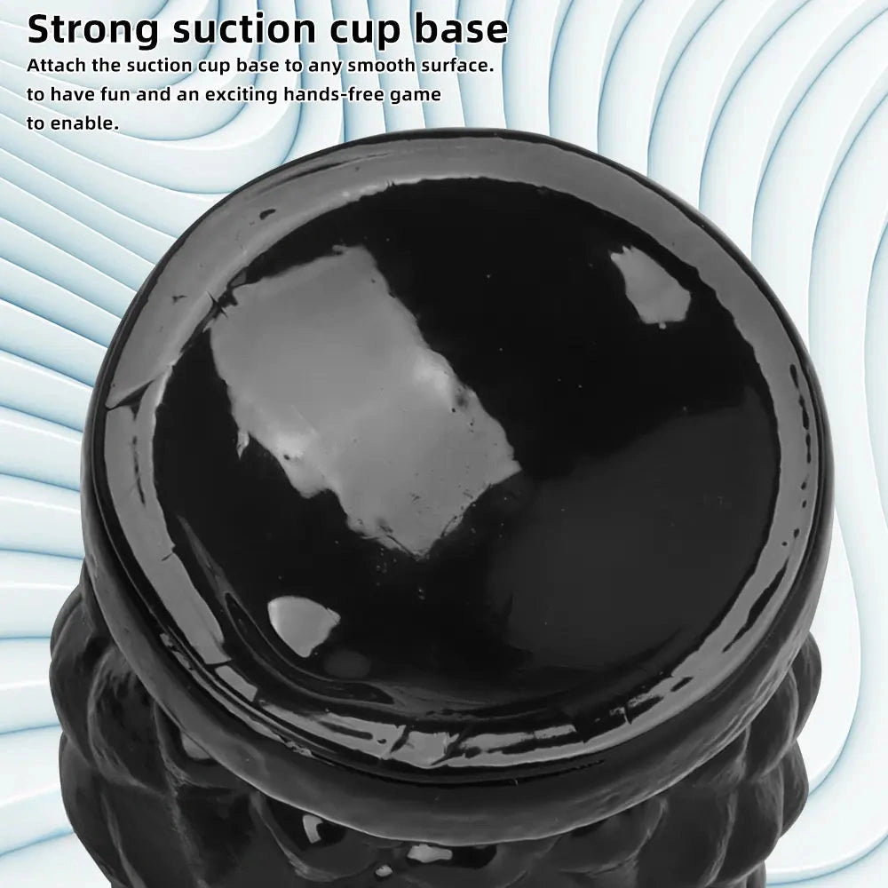 2.95in 4.52in Newbie Black PVC Cock Suction Cup Small Anal Plug Dildo
