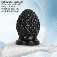 2.95in 4.52in Newbie Black PVC Cock Suction Cup Small Anal Plug Dildo