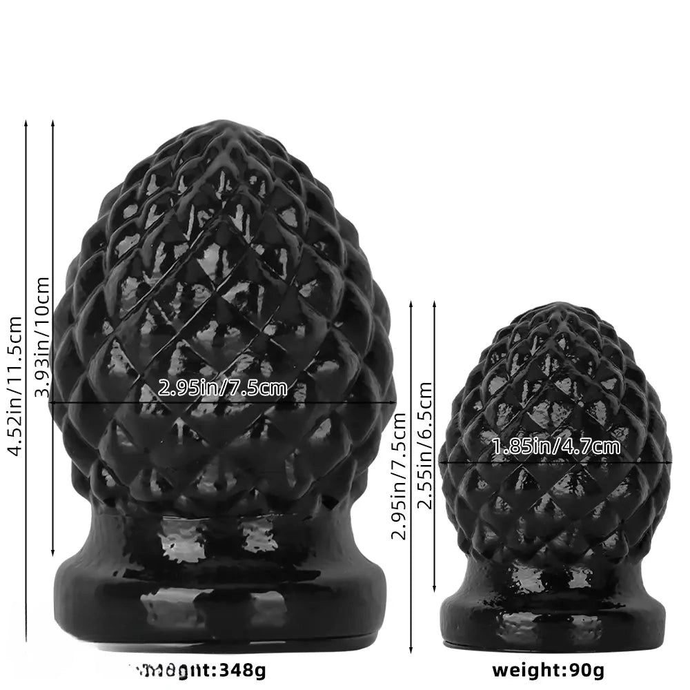 2.95in 4.52in Newbie Black PVC Cock Suction Cup Small Anal Plug Dildo