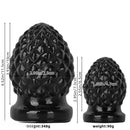 2.95in 4.52in Newbie Black PVC Cock Suction Cup Small Anal Plug Dildo