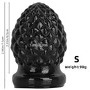 2.95in 4.52in Newbie Black PVC Cock Suction Cup Small Anal Plug Dildo